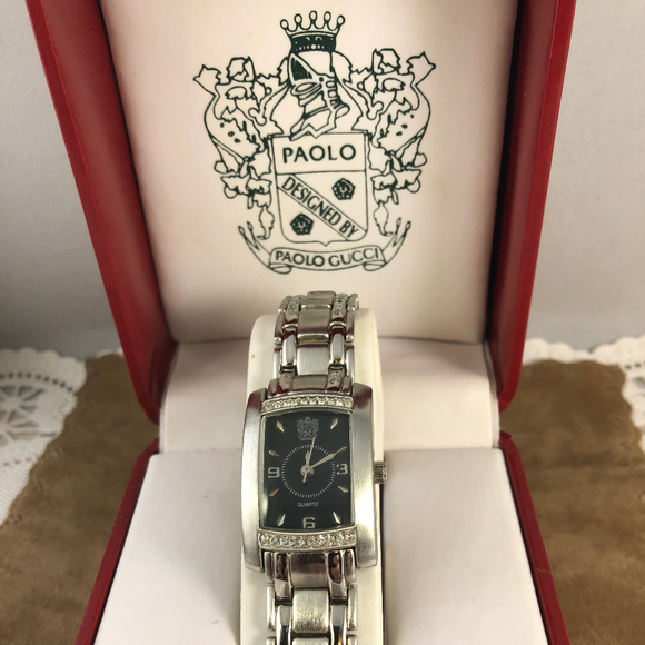 Paolo Accessories New Ladies Paolo Gucci Watch Stainless Steel